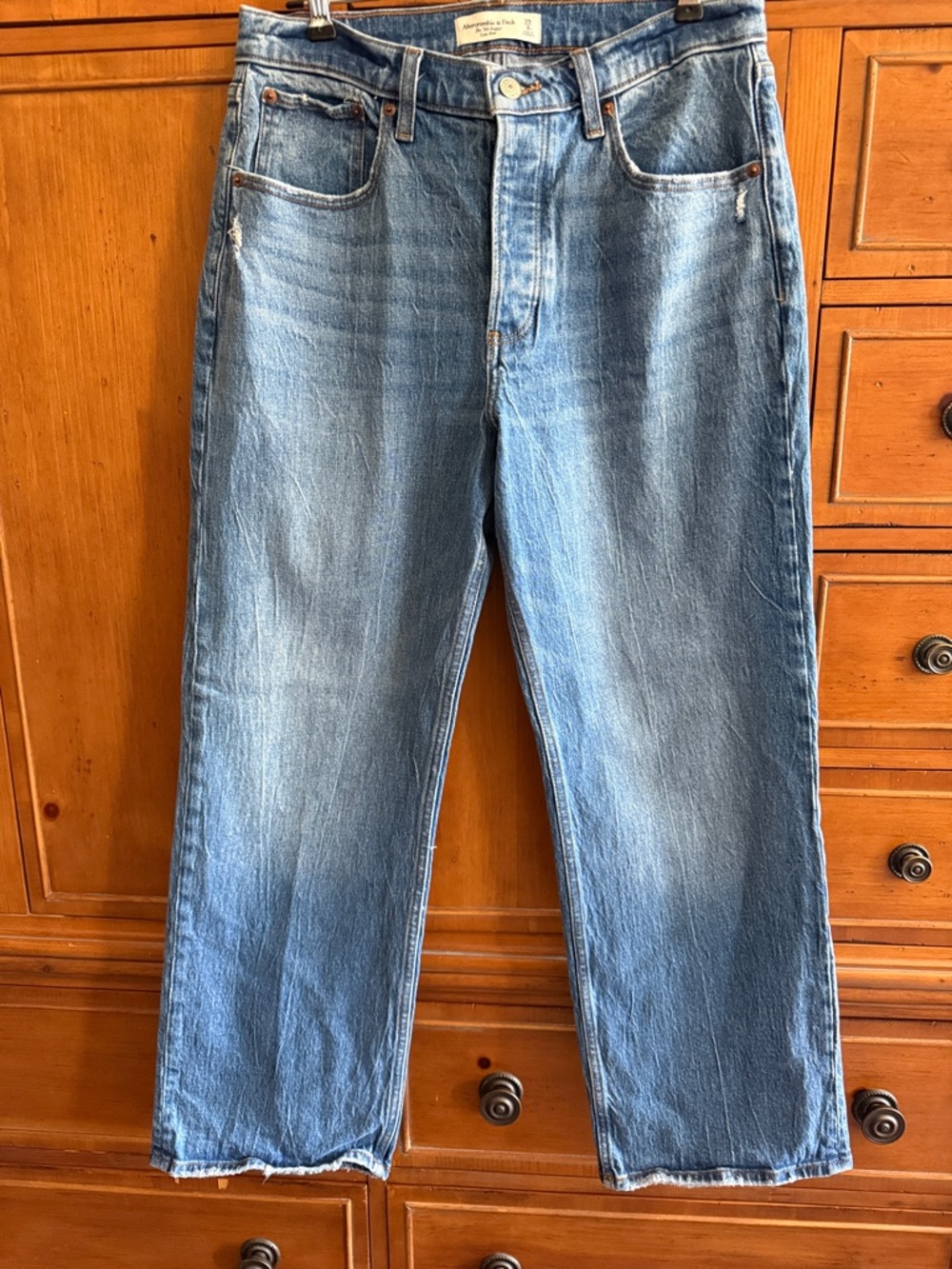 Abercrombie & Fitch 90s Baggy Low Rise Jeans, 29/8S